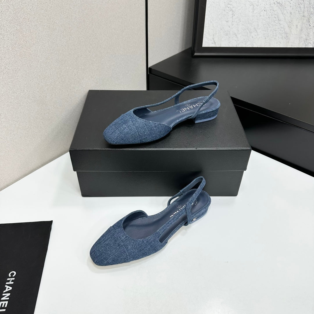 Two-Tone Slingback Pump | Lambskin Lining | Italian Leather