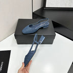 Two-Tone Slingback Pump | Lambskin Lining | Italian Leather