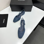 Two-Tone Slingback Pump | Lambskin Lining | Italian Leather