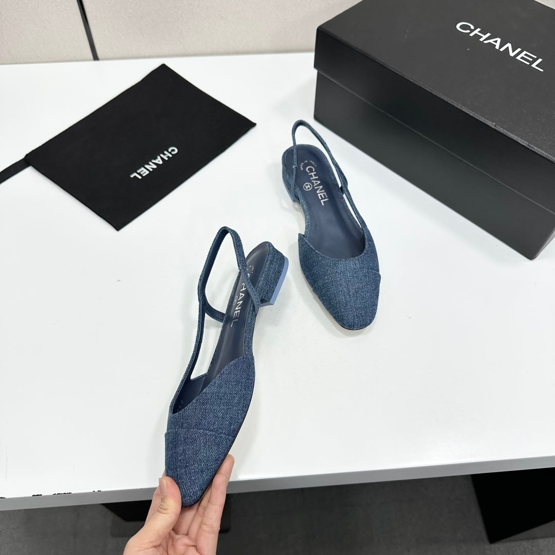 Two-Tone Slingback Pump | Lambskin Lining | Italian Leather