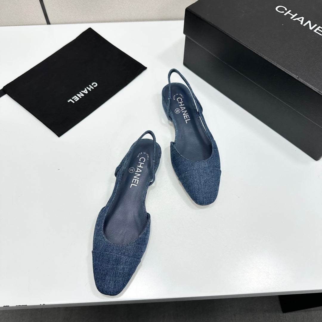 Two-Tone Slingback Pump | Lambskin Lining | Italian Leather