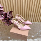 Pointed Toe Heeled Sandal | 2025 | Calfskin · Lambskin | 8.5cm Heel