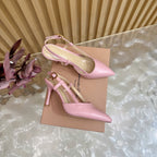 Pointed Toe Heeled Sandal | 2025 | Calfskin · Lambskin | 8.5cm Heel