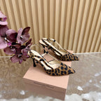 Pointed Toe Heeled Sandal | 2025 | Calfskin · Lambskin | 8.5cm Heel
