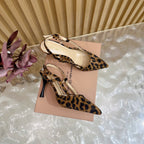 Pointed Toe Heeled Sandal | 2025 | Calfskin · Lambskin | 8.5cm Heel