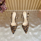Pointed Toe Heeled Sandal | 2025 | Calfskin · Lambskin | 8.5cm Heel