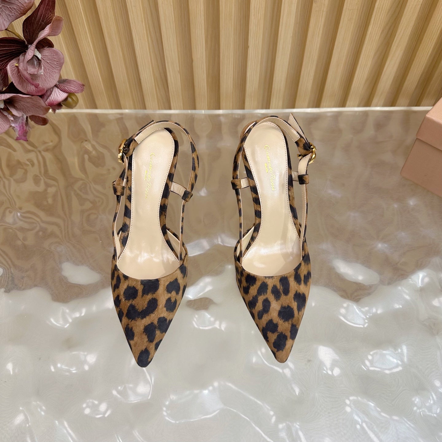 Pointed Toe Heeled Sandal | 2025 | Calfskin · Lambskin | 8.5cm Heel