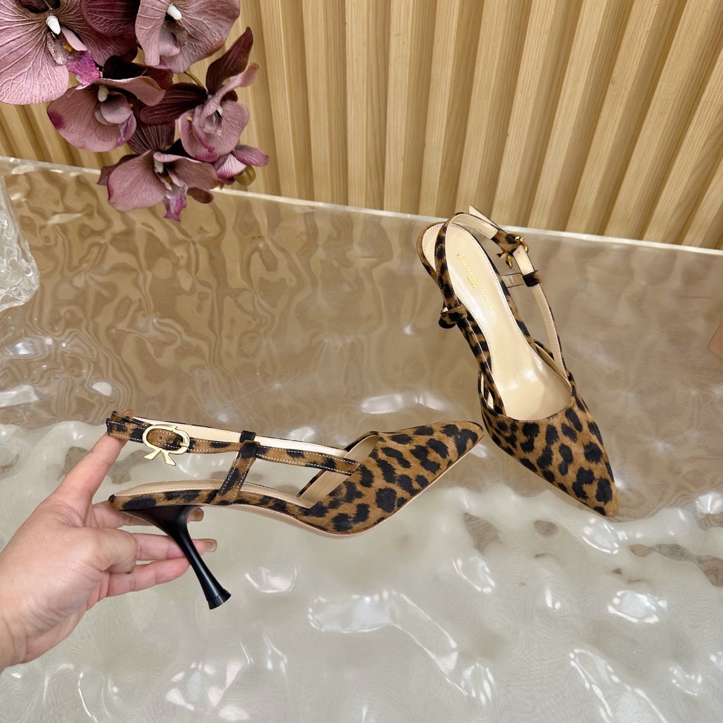 Pointed Toe Heeled Sandal | 2025 | Calfskin · Lambskin | 8.5cm Heel