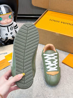 Thick Sole Logo Sneakers | Unisex Couple Style | Calfskin Leather