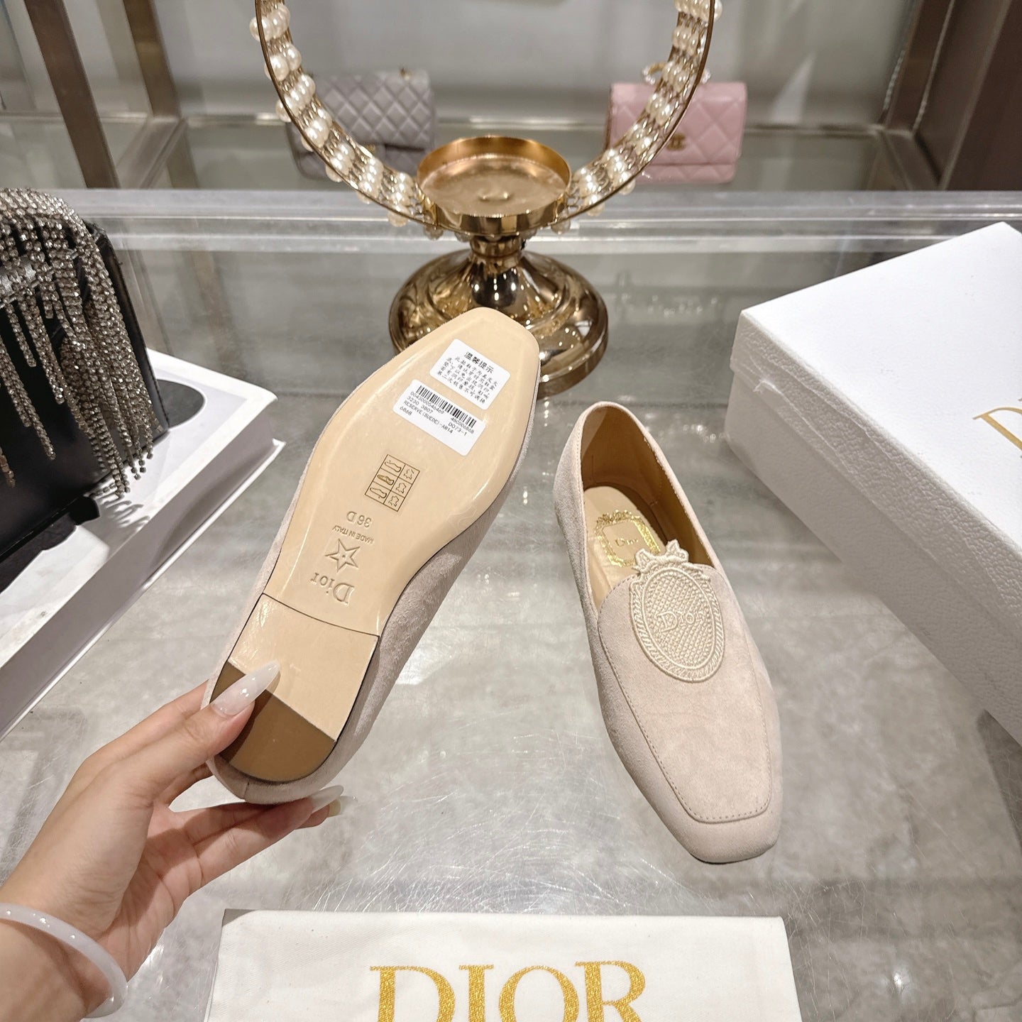 2026 SS D-Médaillon Mule | Baby Bow