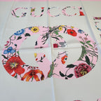 Floral Silk Square Scarf