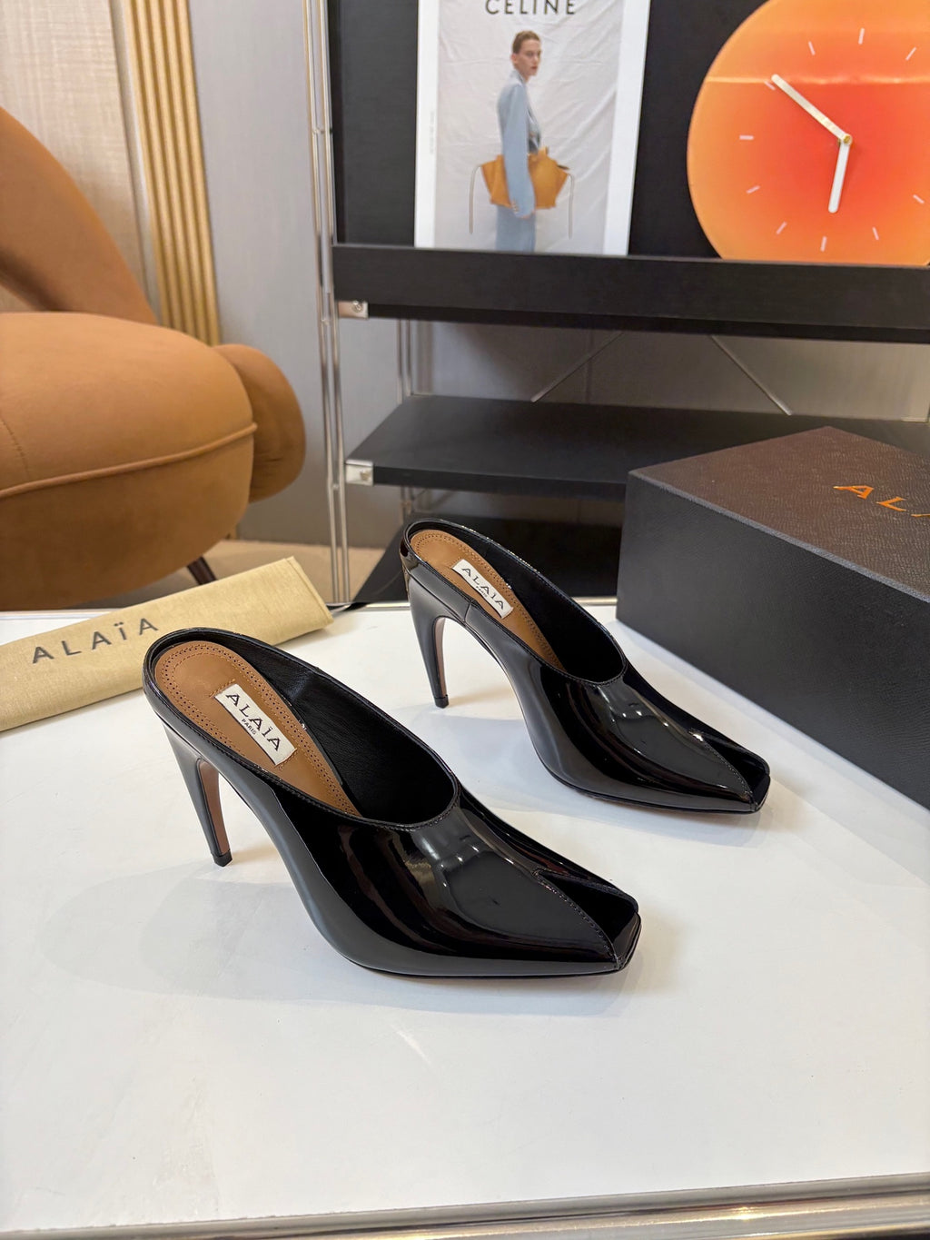 Spring Summer Peep-Toe Metal Heel Pump