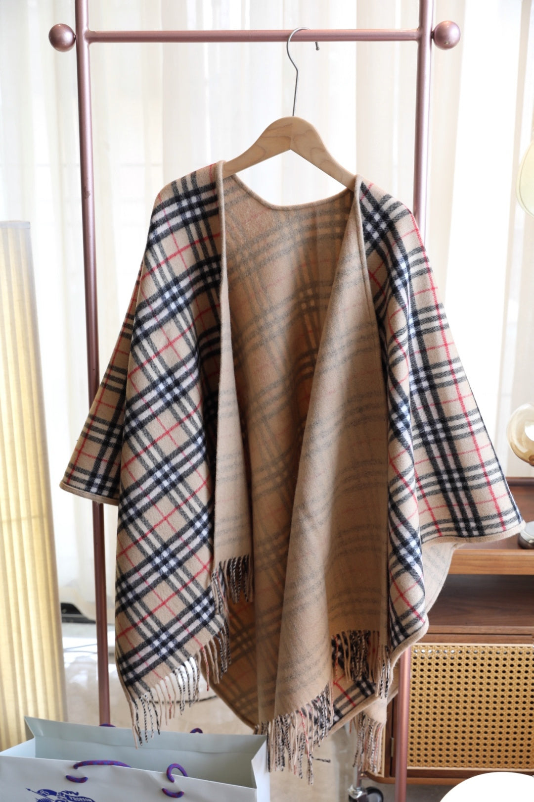 Wool Cashmere Cape