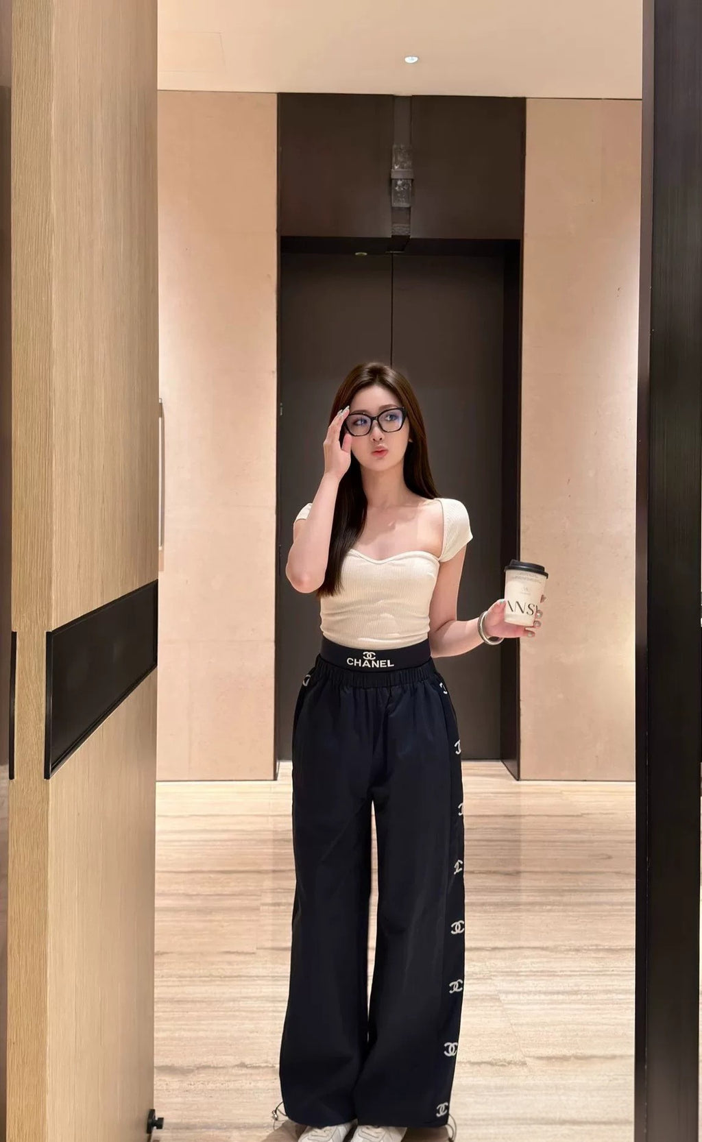 Webbing Trim Trousers