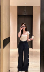 Webbing Trim Trousers