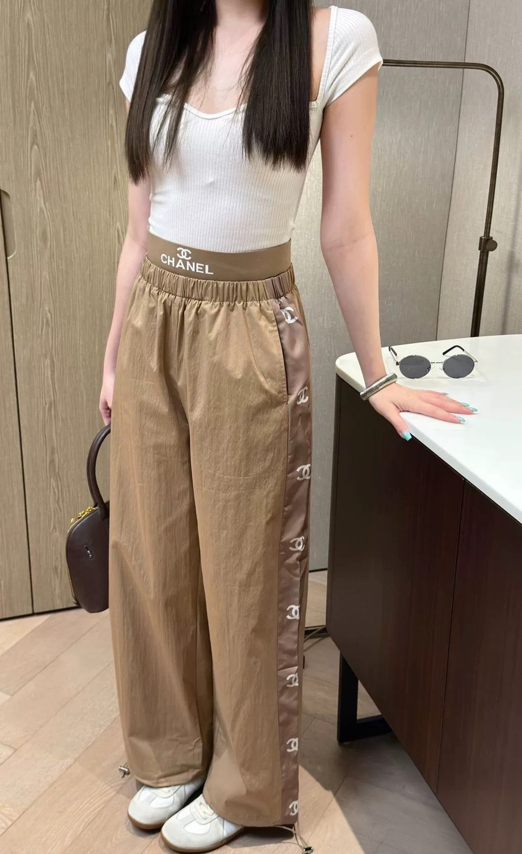 Webbing Trim Trousers