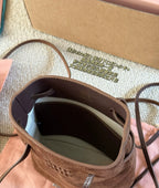 MM Suede Bucket Bag