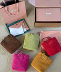 MM Suede Bucket Bag