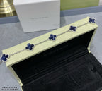 Four-Leaf Clover Stone Bracelet | Premium Quality|