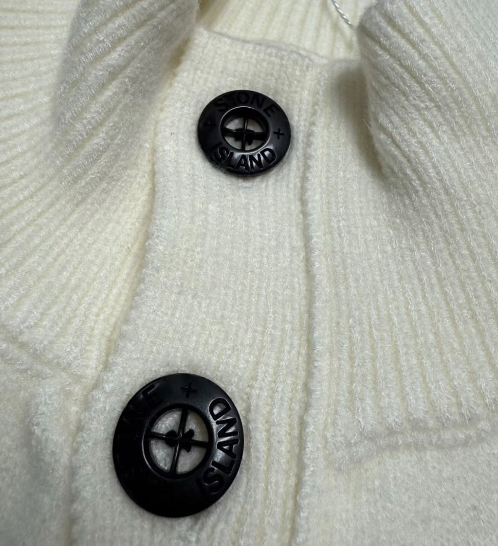 3-Button Knit Pullover Sweater