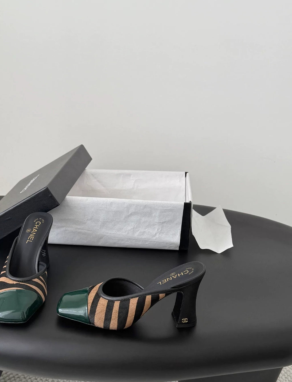 Square-Toe Block Heel Mule