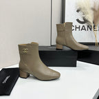 26P AW Metal Logo Ankle Boot