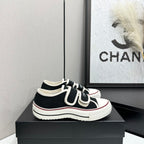 Velcro Platform Canvas Sneaker