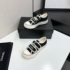 Velcro Platform Canvas Sneaker
