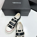 Velcro Platform Canvas Sneaker