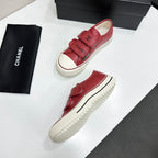 Velcro Platform Canvas Sneaker