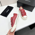 Velcro Platform Canvas Sneaker