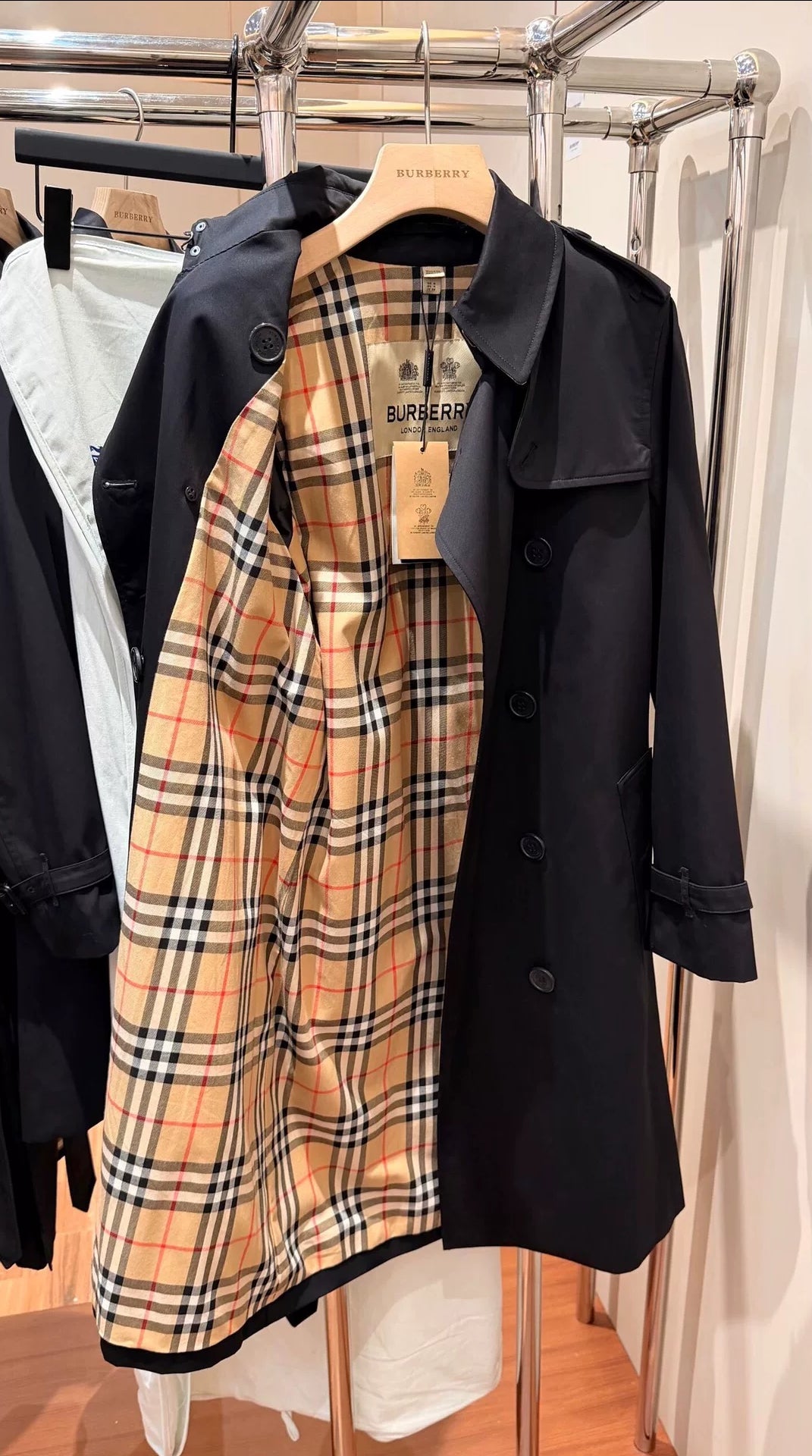 Kensington Mid-Length Trench Coat (Top quality )