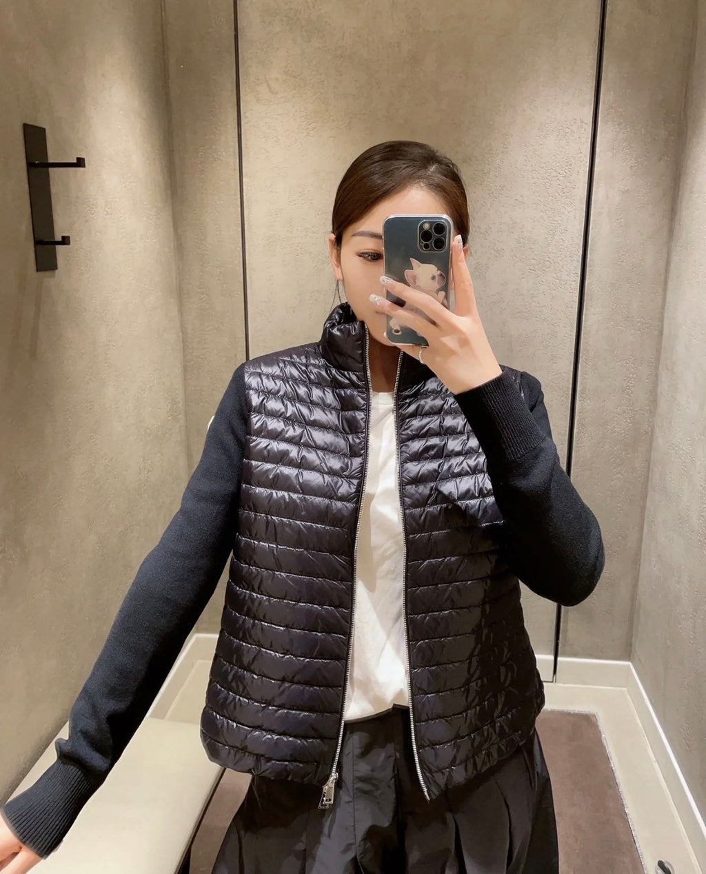 MAGLIA Zip Cardigan Down Jacket