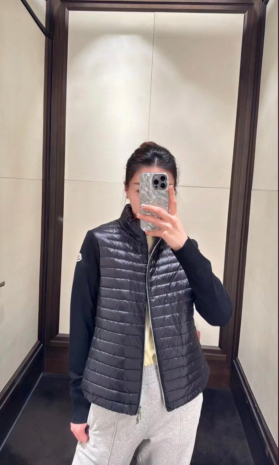 MAGLIA Zip Cardigan Down Jacket