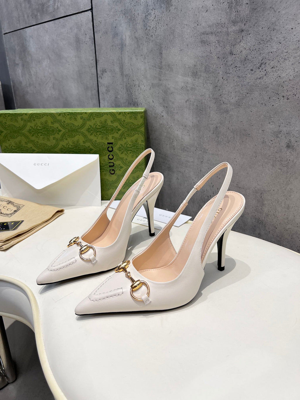 Premium Sheepskin Heeled Shoes | 10 cm Heel