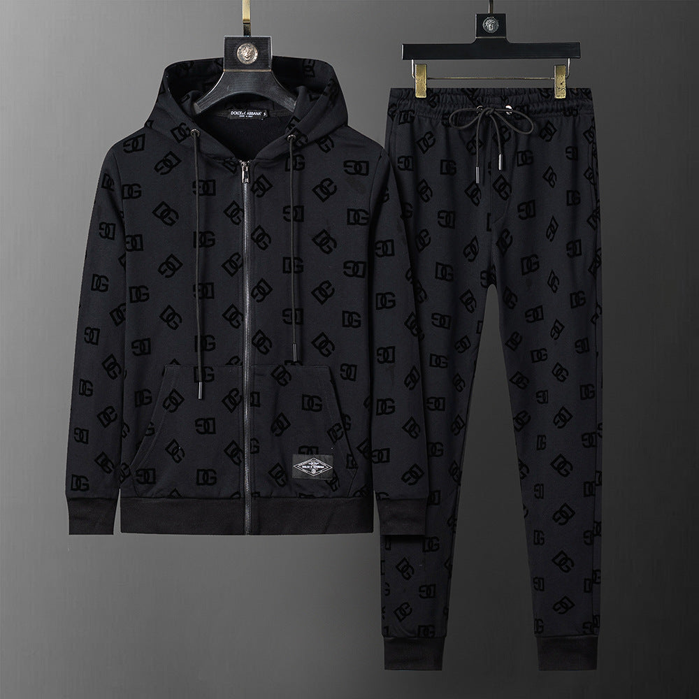 Unisex Embroidered Casual Tracksuit – Autumn/Winter Collection
