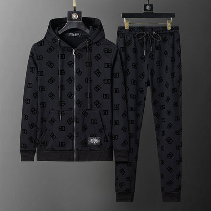 Unisex Embroidered Casual Tracksuit – Autumn/Winter Collection