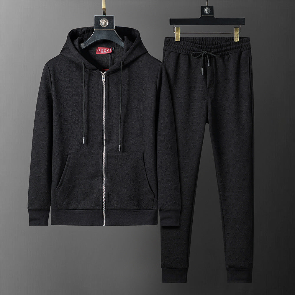Unisex Embroidered Casual Tracksuit – Autumn/Winter Collection