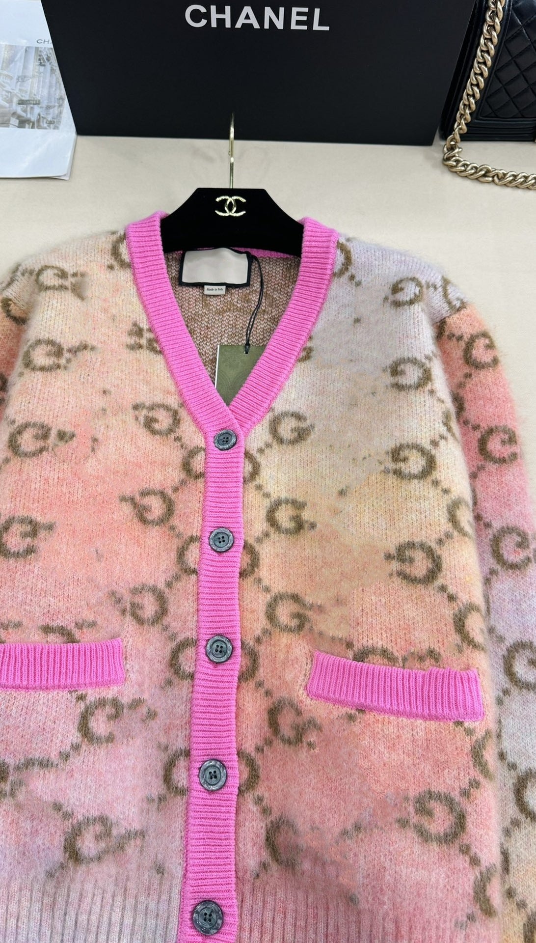 Winter Knit V-Neck Cardigan – Cozy &  Chic