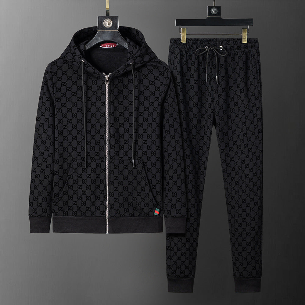Unisex Embroidered Casual Tracksuit – Autumn/Winter Collection