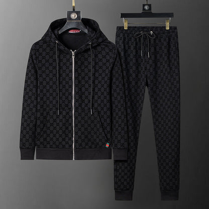 Unisex Embroidered Casual Tracksuit – Autumn/Winter Collection