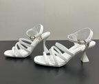 2026 SS Resort Patent Leather Strappy Heel