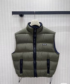 Down Puffer Vest | Army Green