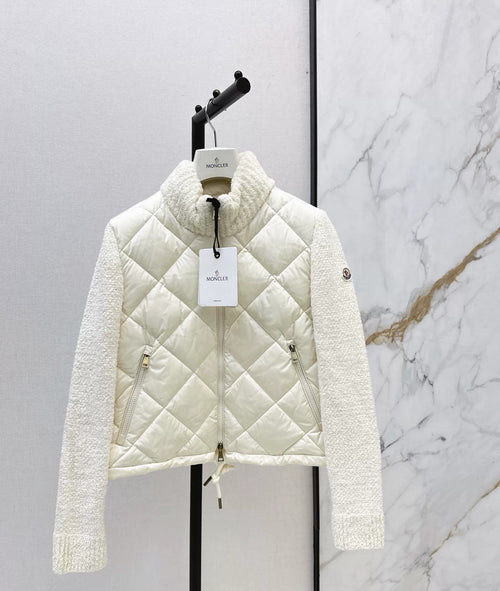 2026 AW Quilted Panel Knit Down Jacket
