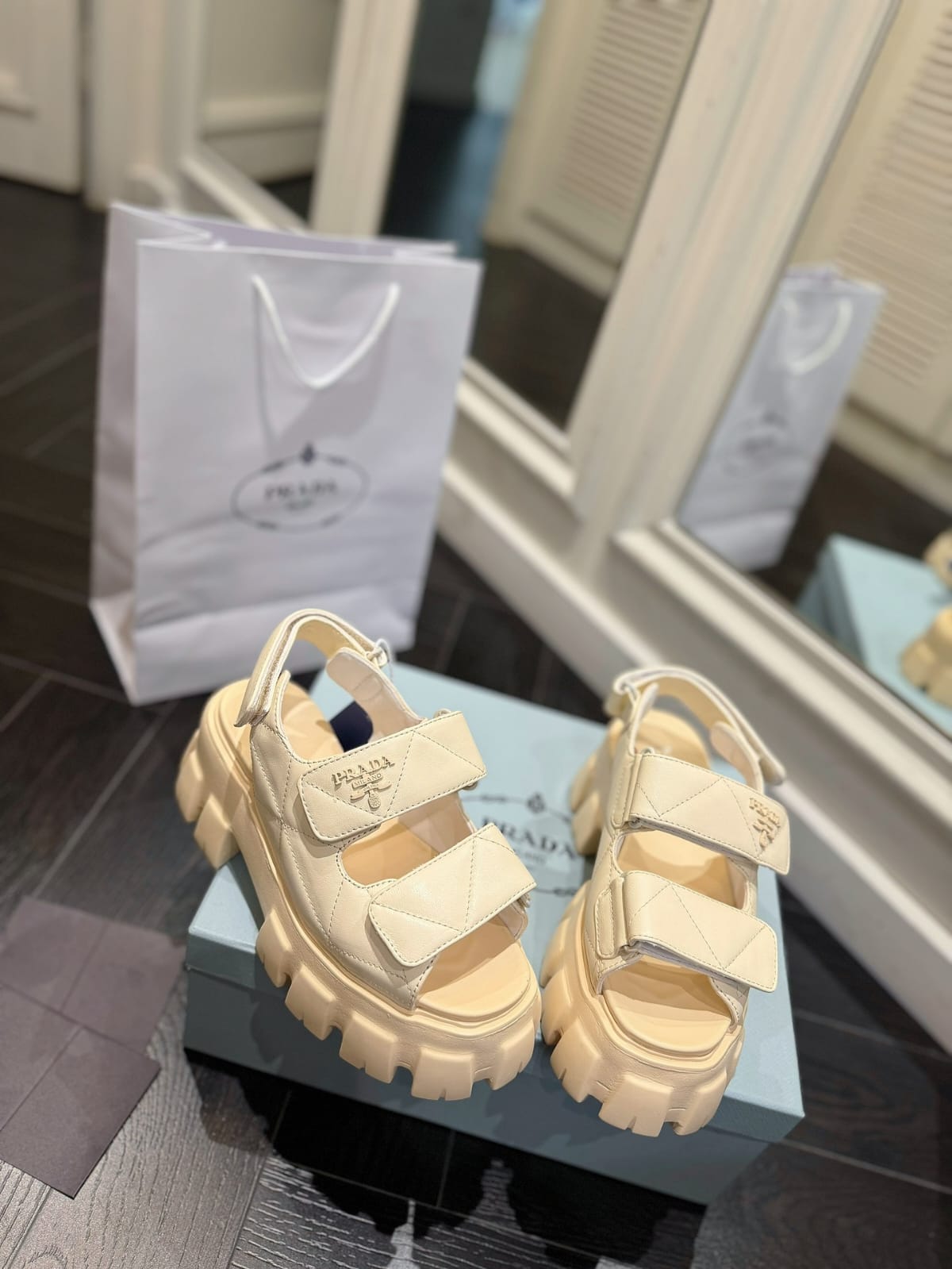 P*RA*DA Foam Sole Sandals