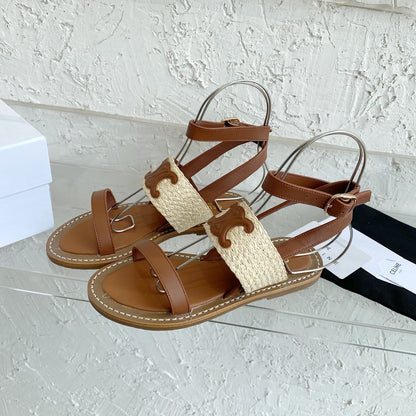 C*LI*N Arc de Triomphe British Style Sandals