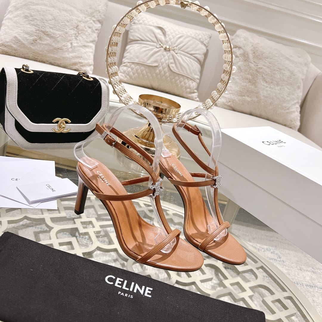 C*L*N SOIR SANDAL IN LAMBSKIN