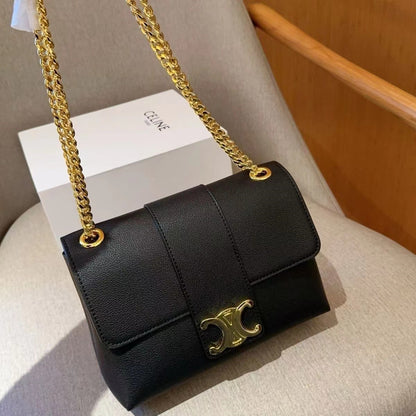 Ce*line Triomphe Chain Shoulder Bag