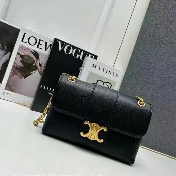 Ce*line Triomphe Chain Shoulder Bag