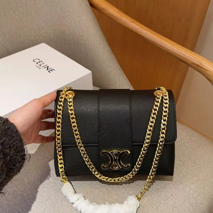 Ce*line Triomphe Chain Shoulder Bag